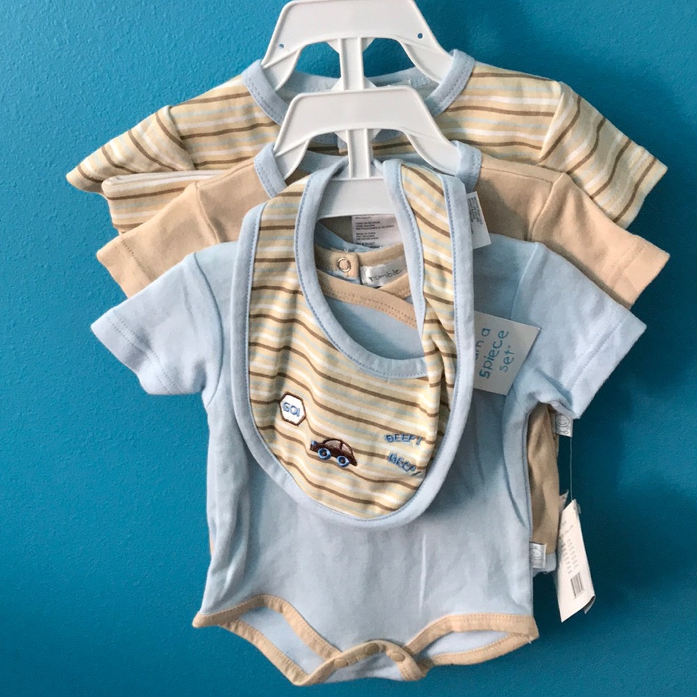 Rumble tumble 3 piece set with bid 3-6 mo